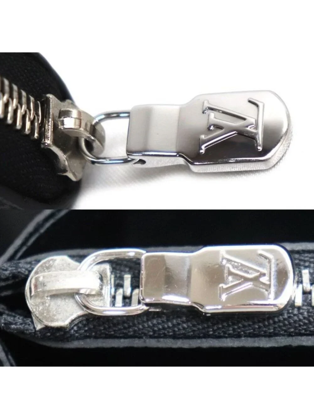 Louis Vuitton Zippy Wallet Horizontal Taiga Black